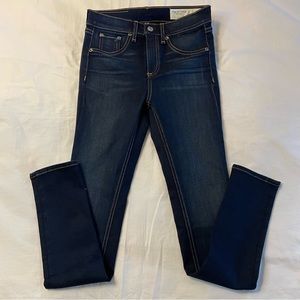 Rag & Bone High Rise Ankle Skinny Jeans